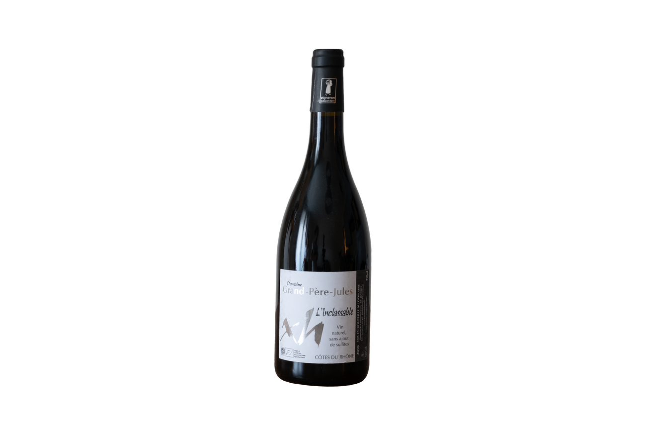 L'Inclassable, sans sulfite ajouté | Vin rouge bio Côtes Du Rhône (2017)