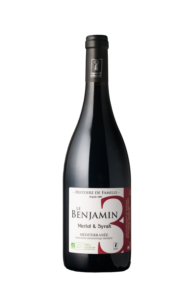 Le Benjamin | Vin rouge bio IGP Méditerranée (2019)