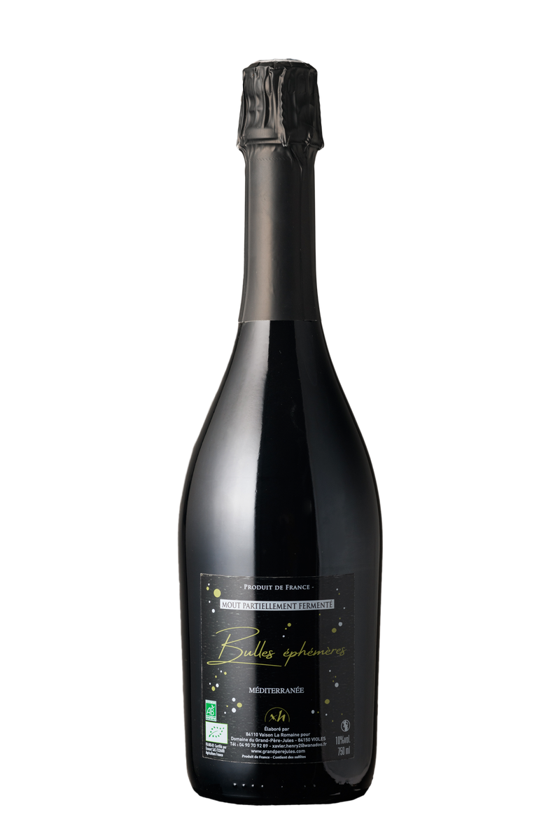 Bulles éphémères | Vin rouge pétillant bio (2019)