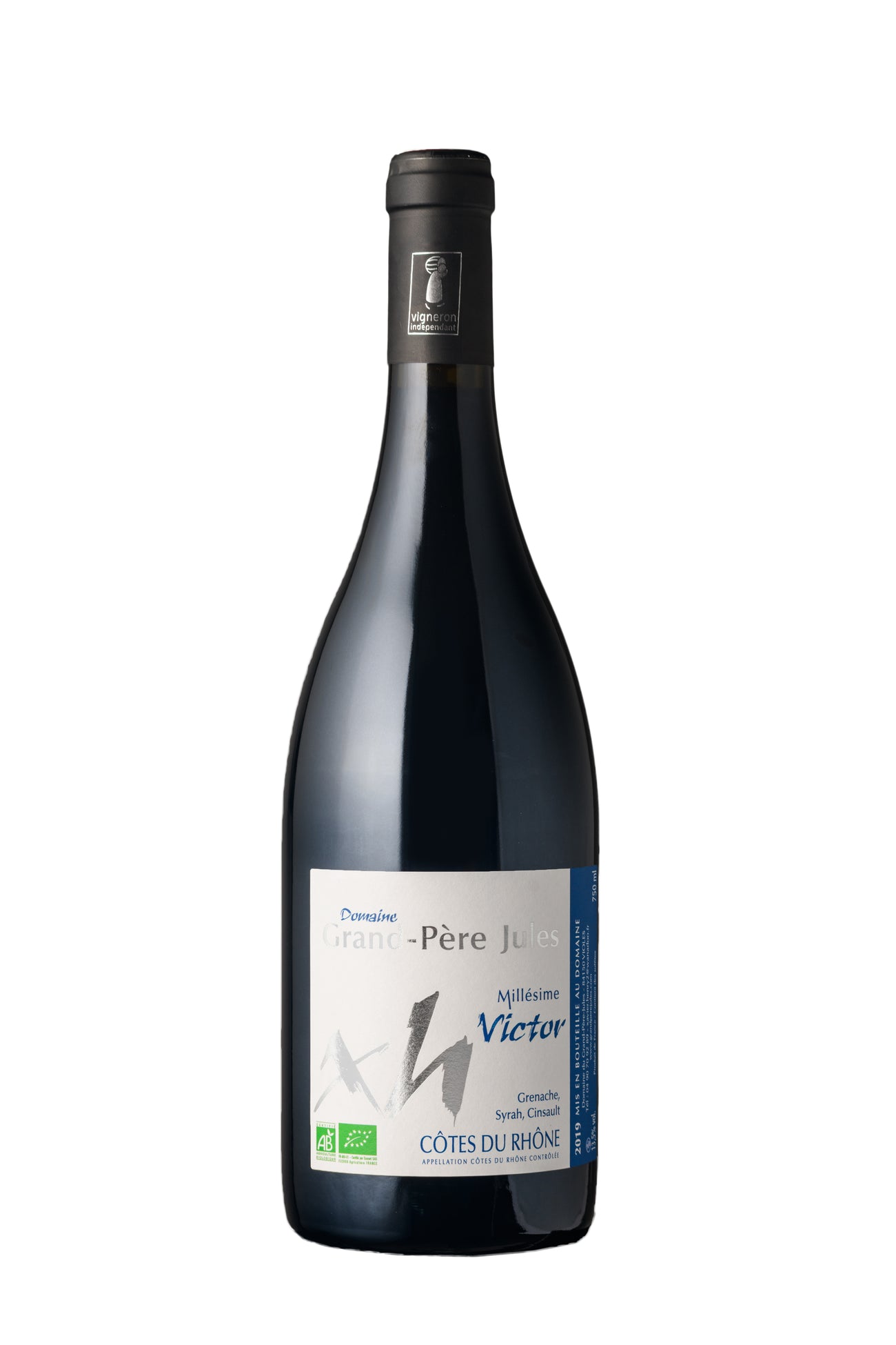 Victor | Vin rouge bio Côtes du Rhône (2019)